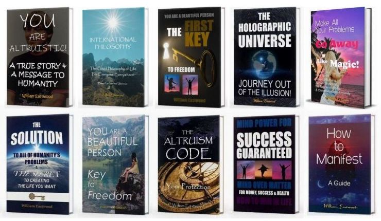 William Eastwood 10 paperback book covers